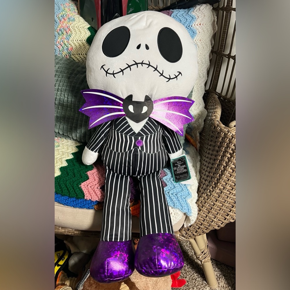 Nightmare Before Christmas Jack Skellington Plush NWT